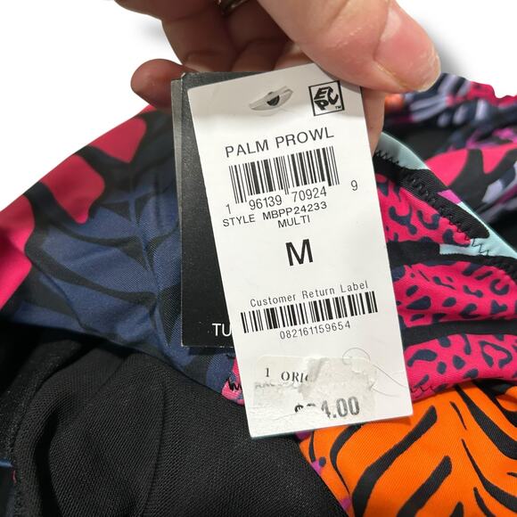 Bar III Multicolor Tropical One Piece Swimsuit - Picture 8 of 9